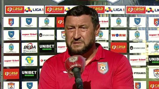 VIDEO | Viorel Moldovan după ce Chindia a pierdut cu ultimul loc: "Un cap bun trebuie să găsim". Antrenorul acuză un penalty neacordat