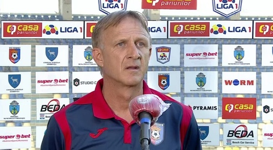 VIDEO | Reacţia lui Emil Săndoi după prima victorie la Chindia Târgovişte: "Mă bucur pentru jucători"