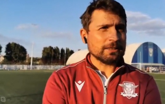 VIDEO | Dandea, sincer după eliminarea Rapidului din Cupă: "Nu meritam mai mult!". Ce a spus Vali Negru, antrenorul secund al giuleştenilor