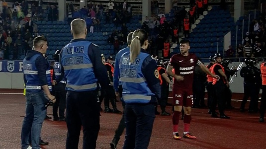 VIDEO | Cristi Săpunaru s-a certat cu jandarmii după meciul cu FC U Craiova! Ce le-a reproşat