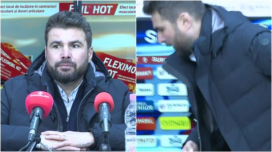 VIDEO | Conferinţă de presă fulger a lui Adrian Mutu. Antrenorul a ieşit din sală după doar 42 de secunde: "E ok?"