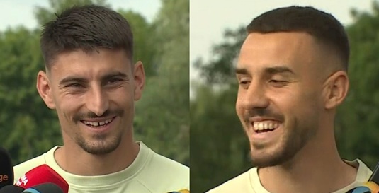 "Da, voi săruta steagul". Iulian Cristea şi Răzvan Oaidă, puşi în dificultate în prima zi la Rapid. Răspuns surprinzător în privinţa echipei pe care o susţin: "Refuz"