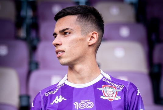 Cătălin Cîrjan a recunoscut după primul meci la Rapid! "Nu mă aşteptam la aşa ceva". Fotbalistul venit de la Arsenal a fost aproape de a debuta cu gol | VIDEO