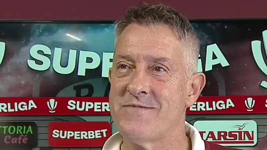 Cristiano Bergodi a tras concluziile după Hermannstadt - Rapid 1-1: „Şi FCSB a suferit aici! Eu sunt mulţumit cu acest punct”