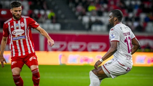 ”Tsoumou e mai gras ca mine. Joacă şi cu numărul meu de la Rapid”. Abia a debutat şi a fost luat deja în colimator