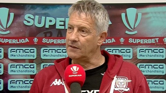 Trei fotbalişti importanţi de la Rapid, scoşi din lot! Bergodi a recunoscut: "Trebuia schimbat şi antrenorul. Este o decizie luată cu patronul"