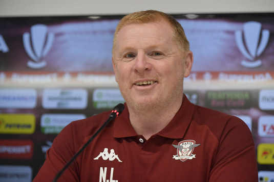 Neil Lennon, războinic înainte de debutul în Superliga: "Nu îmi e frică de nicio echipă". Antrenorul Rapidului vrea să aducă un nou jucător