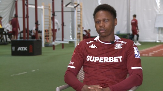 VIDEO | N'Jie, poveste din perioada Tottenham. Atacantul adus de Şumudică la Rapid, foarte apropiat de un star al echipei: "Profesionist"