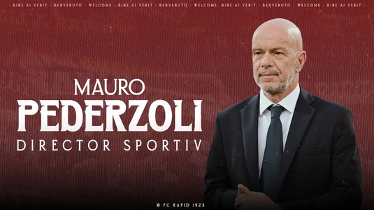 Mauro Pederzoli, aproape de primul transfer la Rapid. Noul director sportiv negociază cu înlocuitorul fotbalistului dorit în Serie A