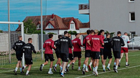 Debut cu stângul pentru Constantin Gâlcă. Cu ce scor s-a terminat primul amical disputat de Rapid sub comanda noului tehnician