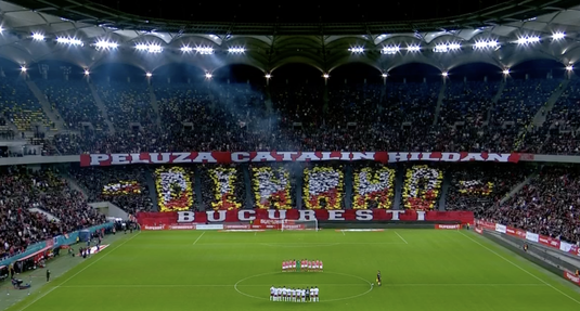 VIDEO | Galeria Rapidului nu a respectat momentul de reculegere din startul derby-ului cu Dinamo