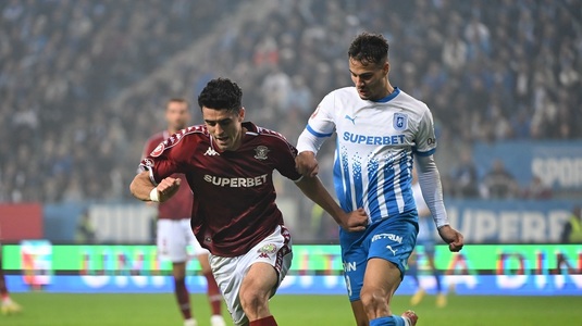 Problema pe care a avut-o Paşcanu în meciul cu Craiova. Cât timp va lipsi titularul Rapidului: ”L-a lovit la spate”