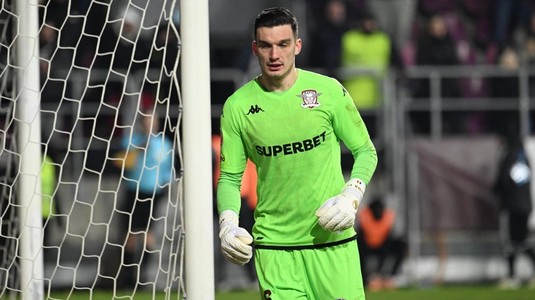Aioani visează să dea gol ca Trubin! Portarul Rapidului vrea să renunţe la mănuşi: "Cred că aş putea să joc număr 6"
