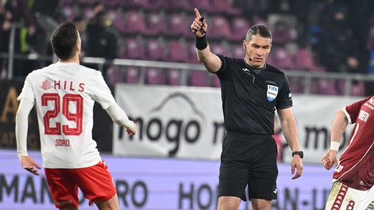 Păreri împărţite în direct! Specialiştii s-au pronunţat, după faza controversată de arbitraj din Rapid - Dinamo şi concluzia dură: ”Kovacs a făcut meciul varză”