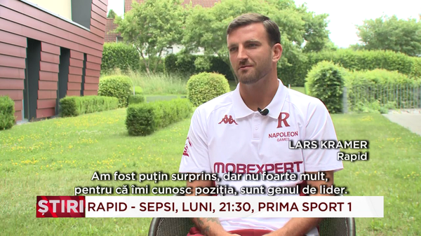 Rapid are un nou căpitan de echipă şi visează la titlu în noul sezon: "Trebuie. Suntem un club mare în România"