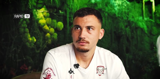 Pancu l-a uimit pe noul atacant al Rapidului. Ce a spus despre antrenorul giuleştenilor: "E o legendă"