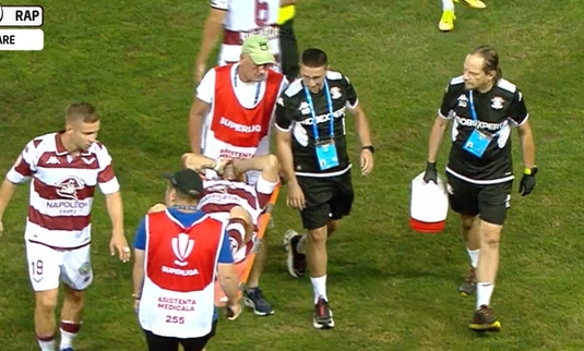 VIDEO | Lovitură pentru Pancu! Titularul transferat în această vară de la marea rivală s-a "rupt" în "Primvs Derby"