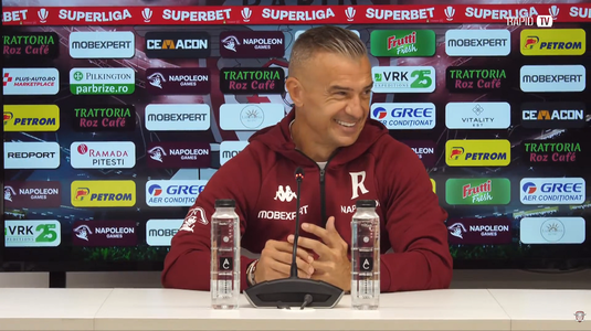 Daniel Pancu a râs când a fost întrebat de FCSB! Ce a spus antrenorul Rapidului despre şansele rivalei de a ajunge în play-off