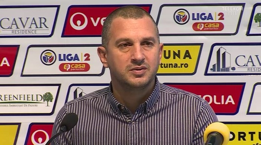 Costel Enache este un antrenor fericit după victoria cu Mioveni: "Mijloacele sunt mai puţin importante"