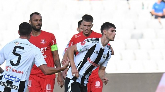 VIDEO | U Cluj - Hermannstadt 3-1, în Superliga! Meci rezolvat încă din minutul 41. Ambele echipe au "adormit", după un start fulminant