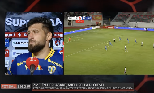 Paul Papp vs. arbitrajul din Superligă! Fundaşul a făcut din nou show la interviu: ”Suntem la fotbal, mânca-v-aş gura voastră!”