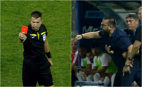 VIDEO | L-a ameninţat pe arbitrul Chivulete după eliminare! A fost ţinut cu greu