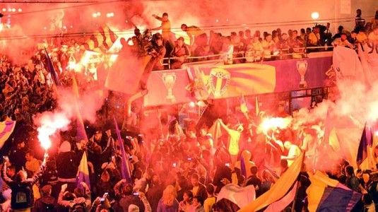 "Petrecerea a durat ceva". Momente de neuitat pentru jucătorii şi fanii Petrolului