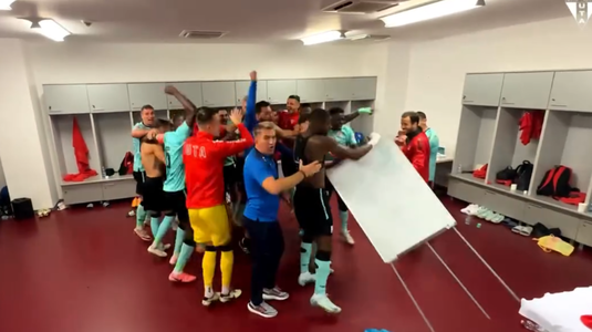 VIDEO Imaginile descătuşării! Bucurie mare în vestiarul UTA-ei după ce victoria cu CFR