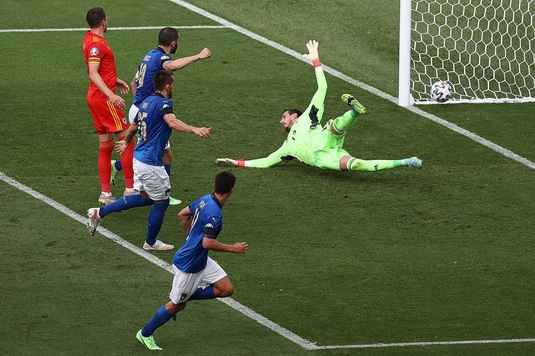Euro 2020 | Italia - Ţara Galilor 1-0. Băieţii lui Mancini egalează recordul de meciuri fără înfrângere al ”Squadra Azzurra”