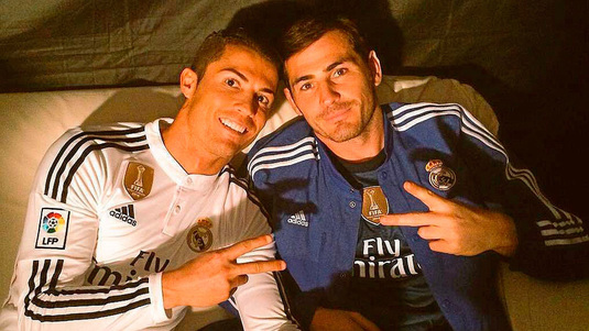 Mesajul fabulos trimis de Iker Casillas pentru Cristiano Ronaldo: ”Doar atât?” FOTO