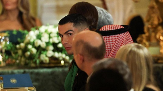 Superstarul Cristiano Ronaldo la un dineu la Casa Albă, alături de prinţul moştenitor al Arabiei Saudite