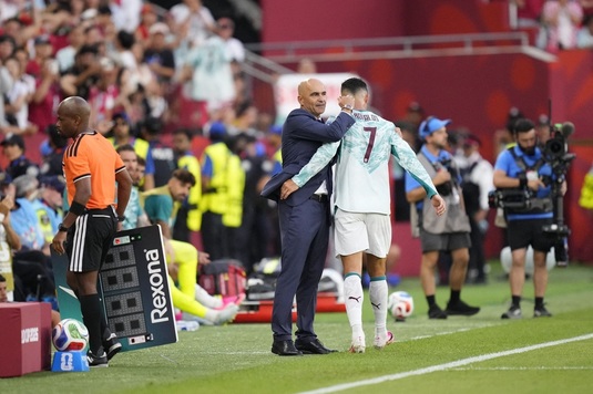 Cristiano Ronaldo, schimbat în plin meci! Roberto Martinez şi-a explicat decizia, după calificarea Portugaliei: ”De aia l-am scos”