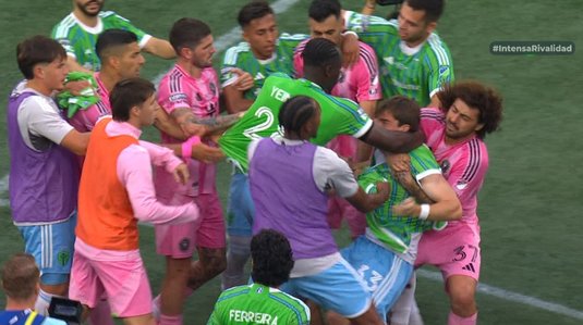 VIDEO | Bătaie generală, după meciul în care Inter Miami a fost umilită. Luis Suarez şi-a ieşit din minţi