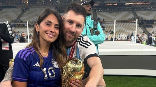 Messi, încurajat de soţia sa. Antonela, declaraţia de dragoste care a emoţionat milioane de fani: ”Vei fi mereu cel mai bun”