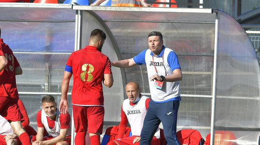 Steaua câştigă la patru goluri, dar Daniel Opriţa nu se mulţumeşte! ”Sunt supărat totuşi, ratăm foarte mult”