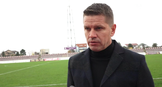 Flavius Stoican s-a enervat după înfrângerea din amicalul cu Clinceni! ”I-a făcut arbitrul cadou un penalty domnului Chirilă!”