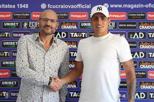 OFICIAL | Juan Bauza şi-a prelungit contractul cu U Craiova 1948! Clauză de reziliere uriaşă