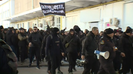 VIDEO | Galeria lui U Craiova 1948 a ajuns în Bucureşti şi a dat startul scandărilor xenofobe. Ce se poate întâmpla la meciul cu Rapid Bucureşti