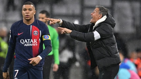 Fierbe vestiarul PSG-ului. Luis Enrique a răbufnit când a fost întrebat de ce l-a scos din teren pe Mbappe în minutul 64: "Nu-mi pasă"