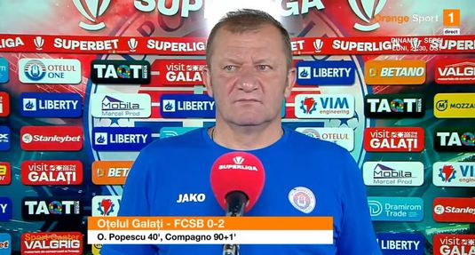 VIDEO | Gafa pe care a făcut-o Dorinel Munteanu după Oţelul - FCSB