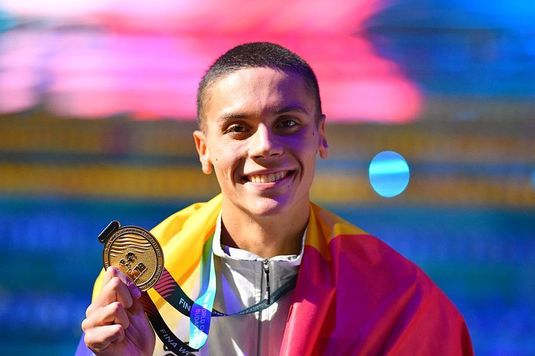 David Popovici a câştigat medalia de aur la 200 de metri liber, la Memorialul Marek Petrusewicz