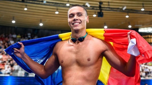 ISTORIE! David Popovici a câştigat al treilea titlu continental consecutiv la 200 m liber