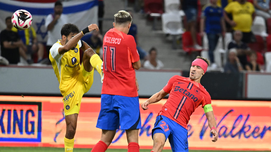 Maccabi Tel Aviv - FCSB 0-1! Campioana en-titre obţine calificarea pe final de meci