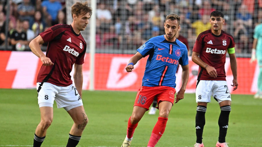 Sparta Praga - FCSB 1-1. Campioana României are mari speranţe la retur