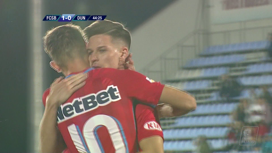 VIDEO | FCSB-DUNĂREA CĂLĂRAŞI 2-0. Man şi Tănase au punctat pentru ”roş-albaştri”