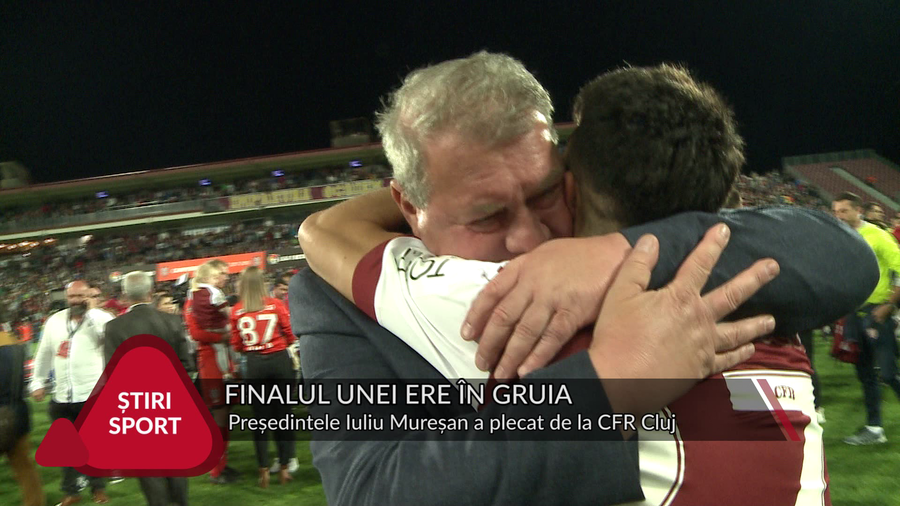 VIDEO | FINALUL UNEI ERE. IULIU MUREŞAN A PLECAT DE LA CFR CLUJ