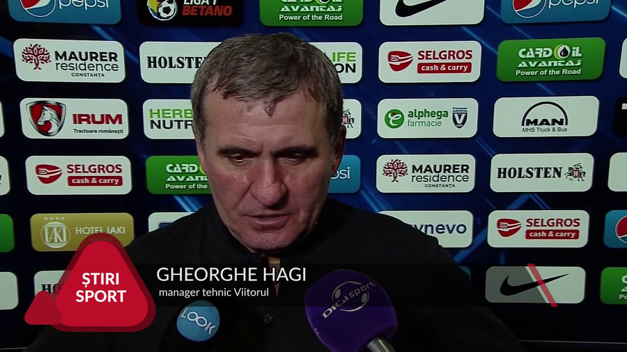 VIDEO | S-A LINIŞTIT HAGI: ”NU E BINE SĂ COMENTEZI ARBITRAJUL DUPĂ MECI”