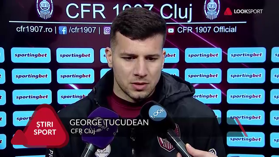 VIDEO | ŢUCUDEAN, DUPĂ CE A FOST DECISIV DIN NOU PENTRU CFR: ”AM AVUT INSPIRAŢIE”