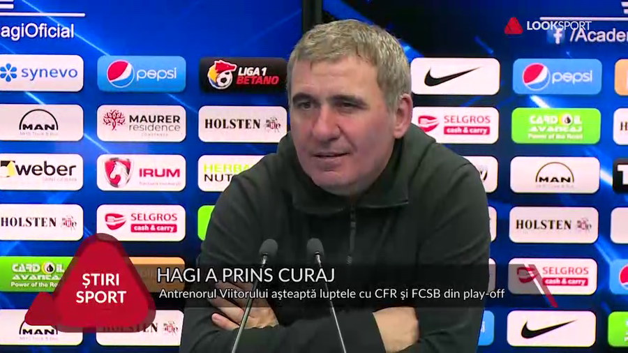 VIDEO | HAGI LE-A DAT PRIME LA JUCĂTORI PENTRU CALIFICAREA MIRACULOASĂ ÎN PLAY-OFF