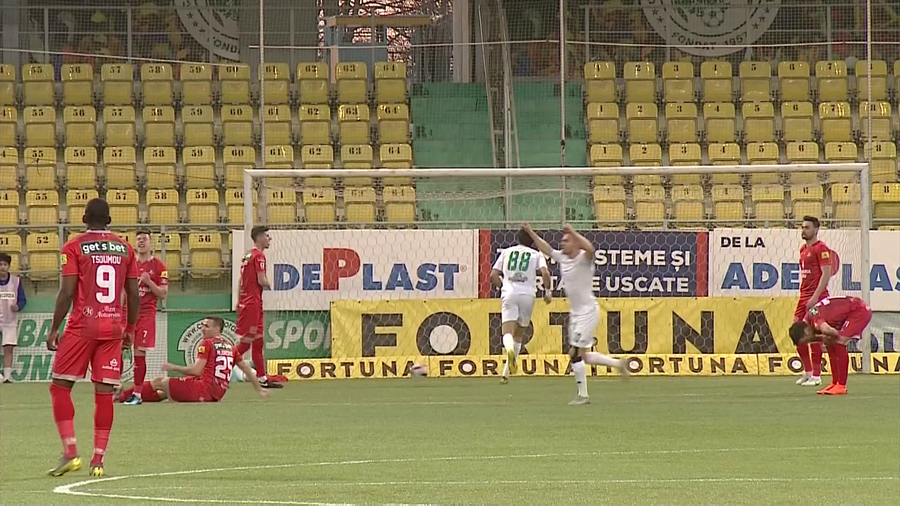 VIDEO | REVENIRE ULUITOARE LA CHIAJNA. HERMANNSTADT A CONDUS CU 2-0, DAR A PLECAT CU UN SINGUR PUNCT